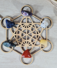 Grid Metatron - 20 cm - hout