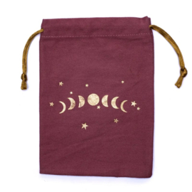 Cotton bag - Moon phases - Pink