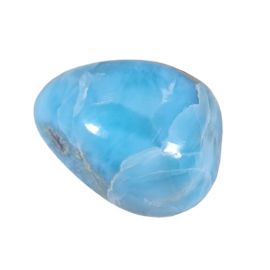 Larimar Trommelsteen - no.7 - 1,7 cm