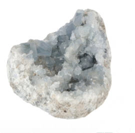 Celestien Cluster Geode - 10cm - Blauw