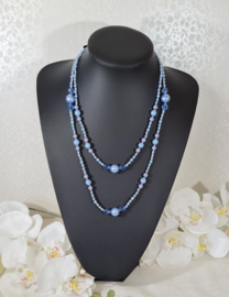 Ketting blauw gelaagd
