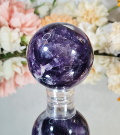 Chevron Amethist Edelsteen Bol no.7 - 6,5 cm