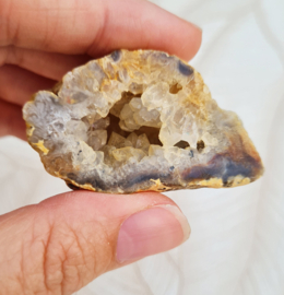Agaat Geode Druzy Brazilië no.14 - 5 cm