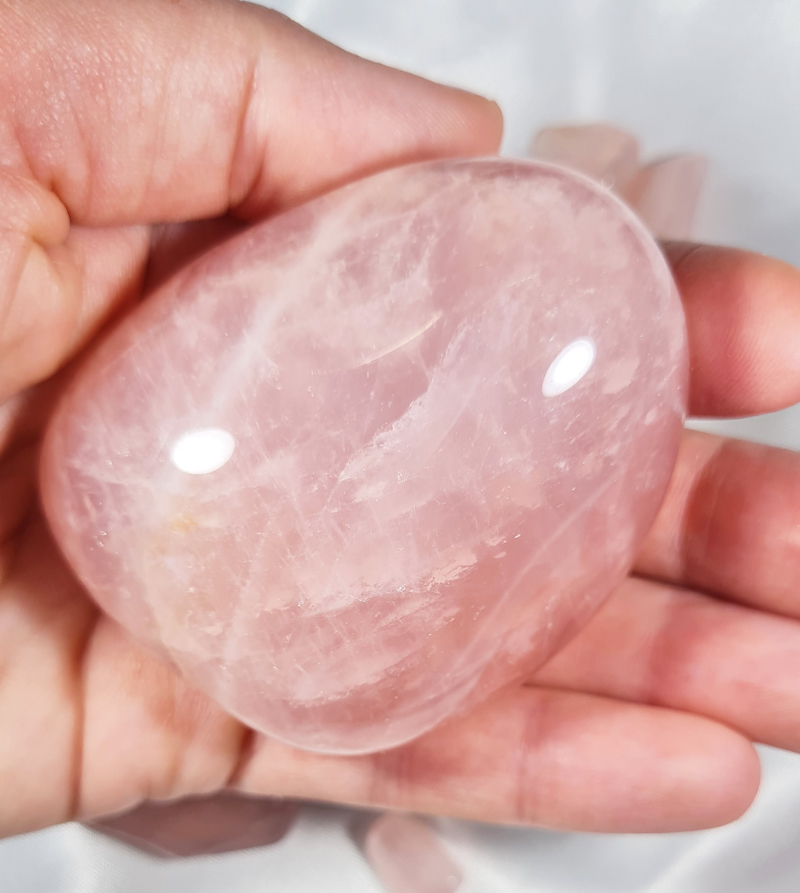 Rozenkwarts A+ 6,5 cm Jumbosteen Zuid - Afrika no.12