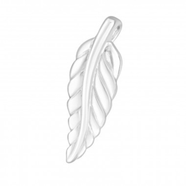 Hanger - Veer - 925 Sterling Zilver - Egaal - 24mm