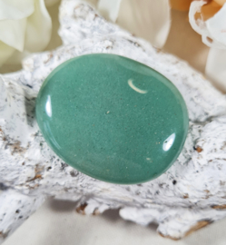 Aventurijn Groen Platte Steen no.5 - 4 cm Edelsteen