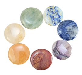 Chakra stenen - rond