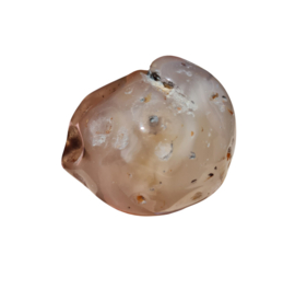 Water Agaat - Beige Bruin Edelsteen - 4 cm - Brazilië