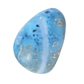 Larimar Trommelsteen - no.5 - 2 cm