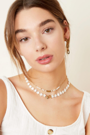 Ketting Schelpen Sterren - Goudkleur Stainless Steel