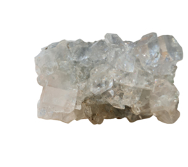 Apofylliet Edelsteen Cluster - 3 cm - Edelsteen Cluster India - Wit - no.23s