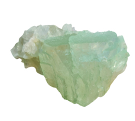 Apofylliet Groen Edelsteen Cluster - 5 cm - India