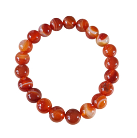 Edelsteen Armband Carneool 10 mm