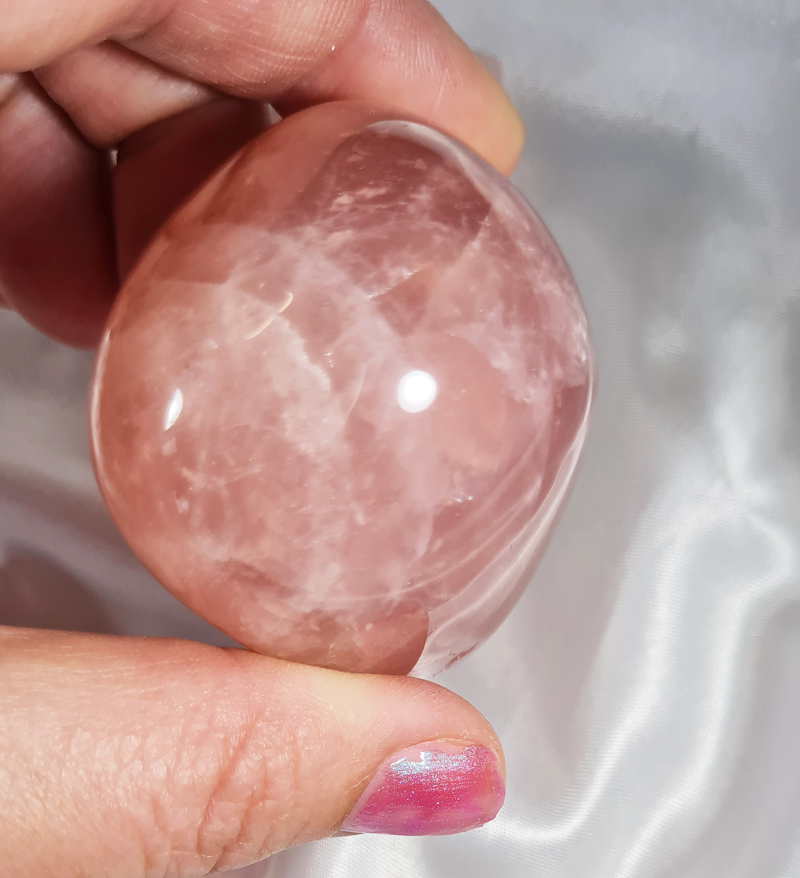 Rozenkwarts 6 cm A+ Jumbosteen Zuid - Afrika no.20