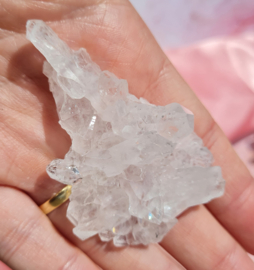 Bergkristal Edelsteen Cluster- Brazilië - Extra - no.15 - 6,5 cm