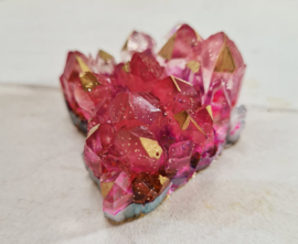 Orgonite - cluster - roze - 6,5cm