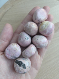 Rhodoniet Ronde Trommelsteen