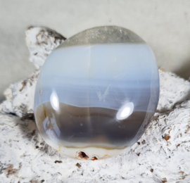 Agaat Handsteen no.6 Edelsteen 4 cm