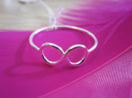 Ring Oneindigheid Infinity 925 Sterling Zilver - Maat 18