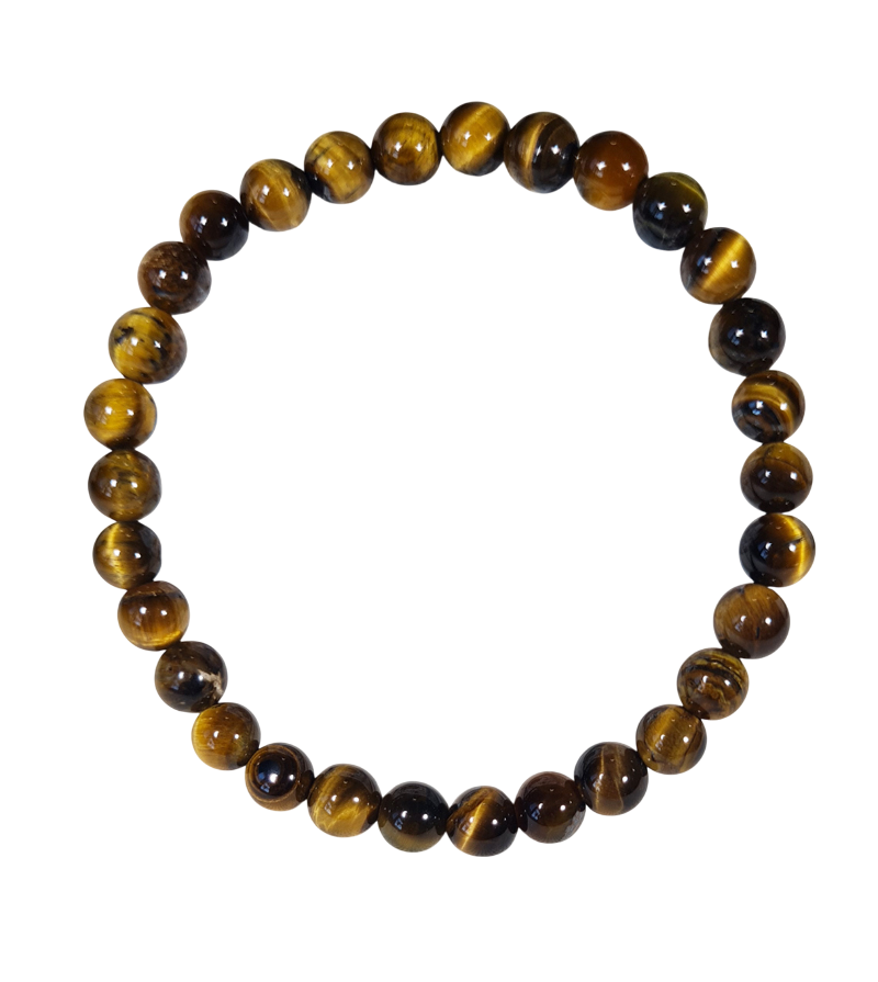 Edelsteen Armband Tijgeroog 6 mm