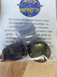 Boogschutter Sterrenbeeld Trommelstenen Cadeau set