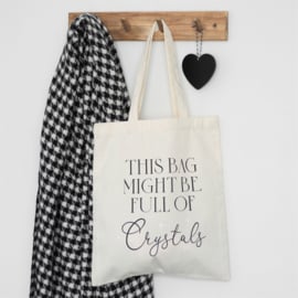 Katoenen Tas - Full of Crystals