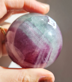 Fluoriet Regenboog Edelsteen Bol no.12