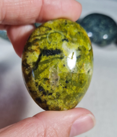 Groene Opaal Palmsteen Edelsteen no.05 - 4,5 cm