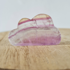 Regenboog Fluoriet Edelsteen Wolk no.3 - 4,5 cm