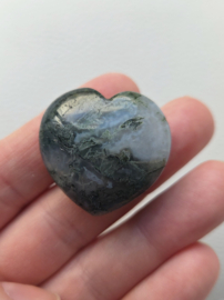 Mosagaat Edelsteen Hart 3 cm