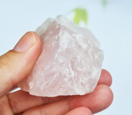 Rozenkwarts Edelsteen - Ruw - no.06 - L - 6 cm
