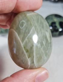 Groene Maansteen Edelsteen Palmsteen - no.07 - 4,5 cm