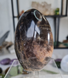 Zwarte Maansteen Edelsteen Sculptuur 8 cm no.3