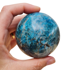 Apatiet Edelsteen Bol - 6,5cm - Blauw