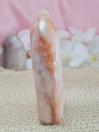 Roze Amethist Vlam - no.18 - Brazilië - 8 cm