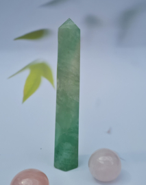 Fluoriet - Punt - Groen - No.2 - 12 cm