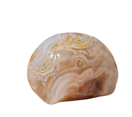 Water Agaat - 4 cm - Oranje Beige - Brazilië