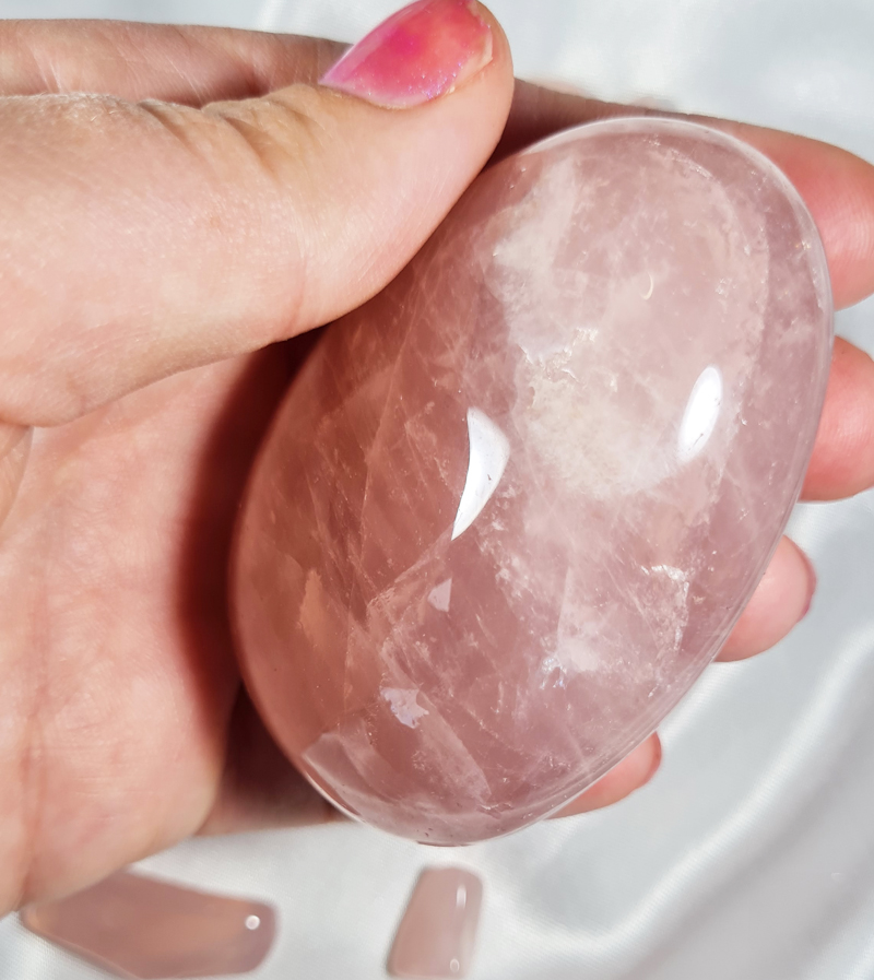 Rozenkwarts A+ 7 cm Jumbosteen Zuid - Afrika no.17