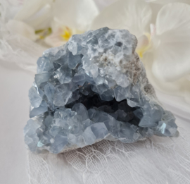 Celestien Cluster Geode - 6cm - Blauw