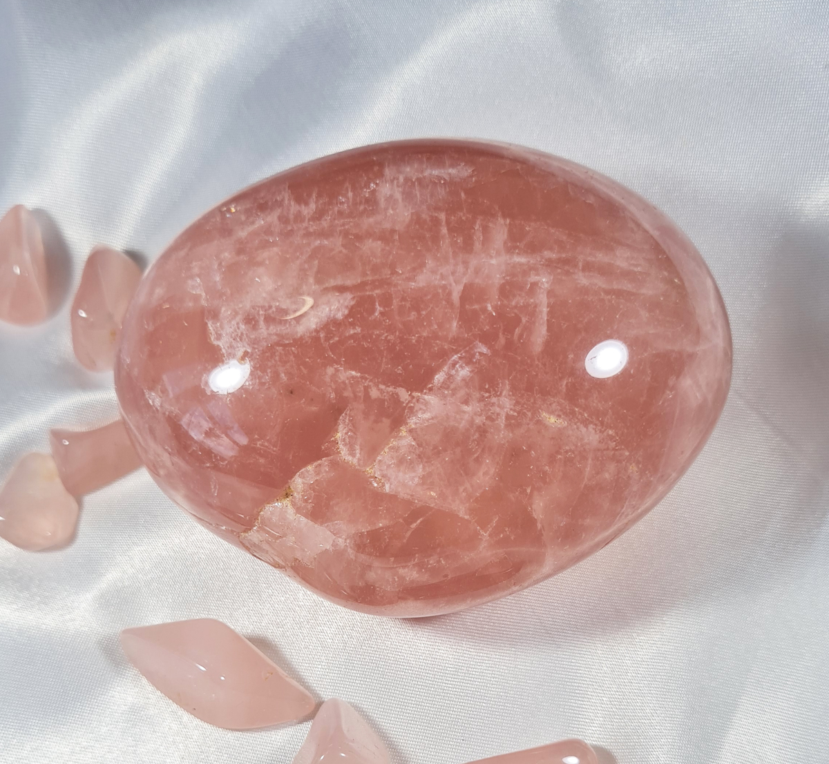 Rozenkwarts A+ 8,5 cm Jumbosteen Zuid - Afrika no.2