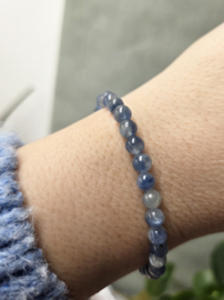 Edelsteen Armband Kyaniet Blauw - 6 cm