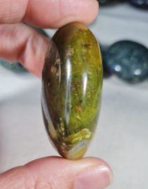 Groene Opaal Palmsteen Edelsteen no.07 - 4,5 cm