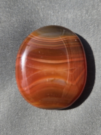 Carneool Platte Steen Edelsteen