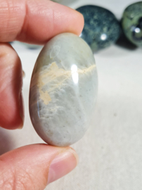 Groene Maansteen Edelsteen Palmsteen - no.10 - 4 cm