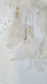 Dromenvanger Maan met Ster Hennep Wit 18 cm