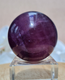 Fluoriet Paars Edelsteen Bol - 4,6cm