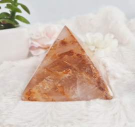 Golden Healer - Limonite quartz - Crystal Pyramid - 7cm