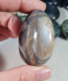 Zwarte Maansteen Palmsteen Edelsteen no.04 - 5 cm