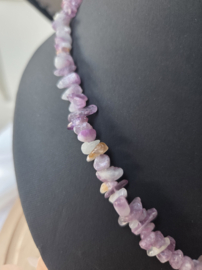 Lepidoliet Splitketting 45 cm