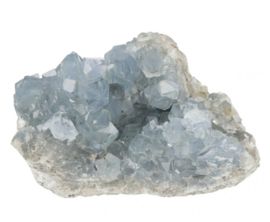 Celestien Edelsteen Cluster - Madagaskar - 8cm - Blauw